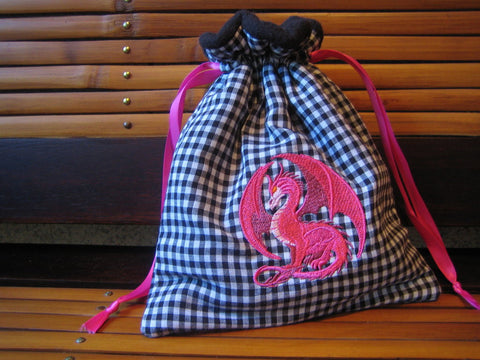 Pink Dragon Bag